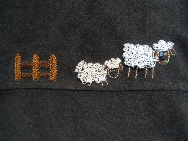 Moutons pièce unique surchemise vintage hivernal 4