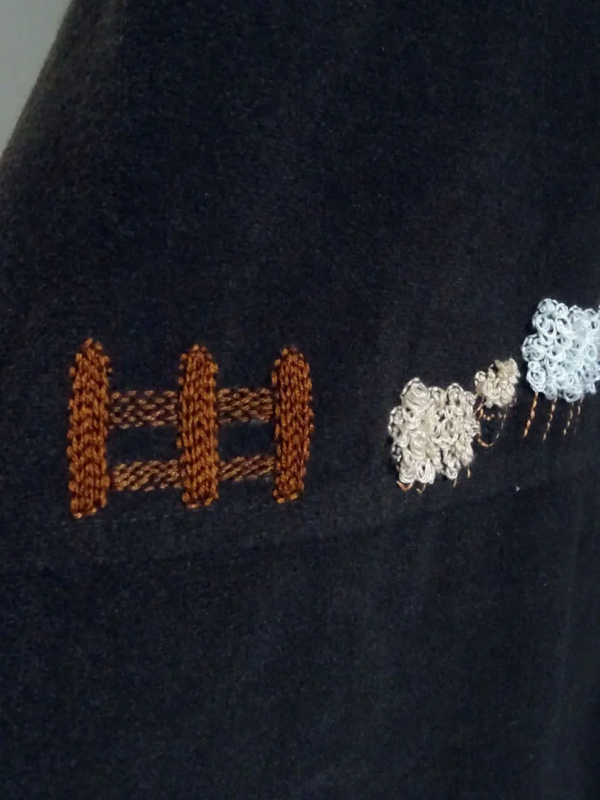 Sur-chemise Marron hiver montagne mouton cadeau 4