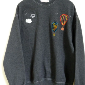 Sweat Vintage Montgolfieres Nuage Reveur Cadeau