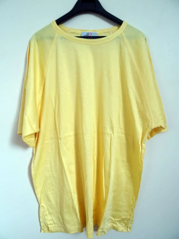 T-Shirt Jaune Vintage Seconde main