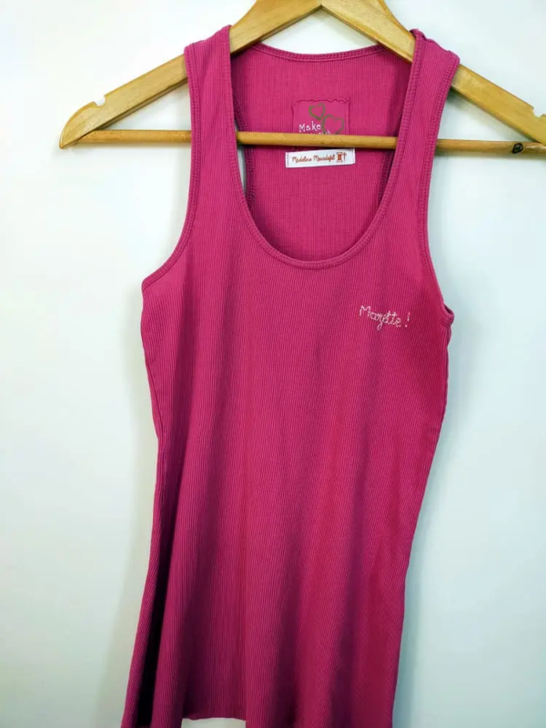 Mazette aux paroles desuetes mode ethique seconde main broderie personalisee 4