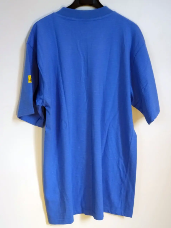T-Shirt bleu Homme Long Seconde main vintage 2
