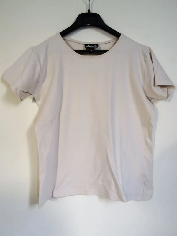 T-shirt écru Femme seconde main 2