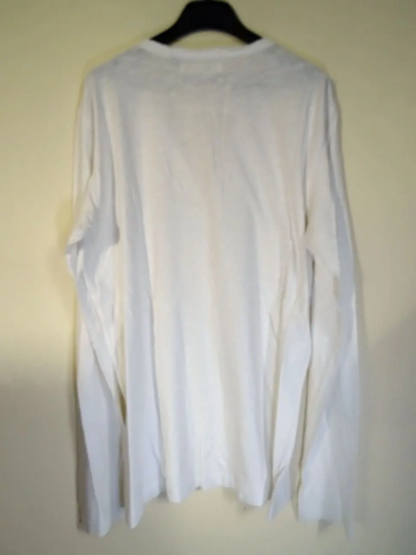 T-shirt manches longues blanc Homme Seconde main 2