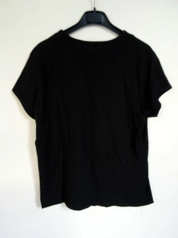 T-shirt Noir Femme Seconde main Ardene Basic 2