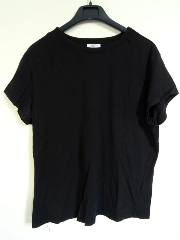 T-shirt Noir Femme Seconde main Ardene Basic