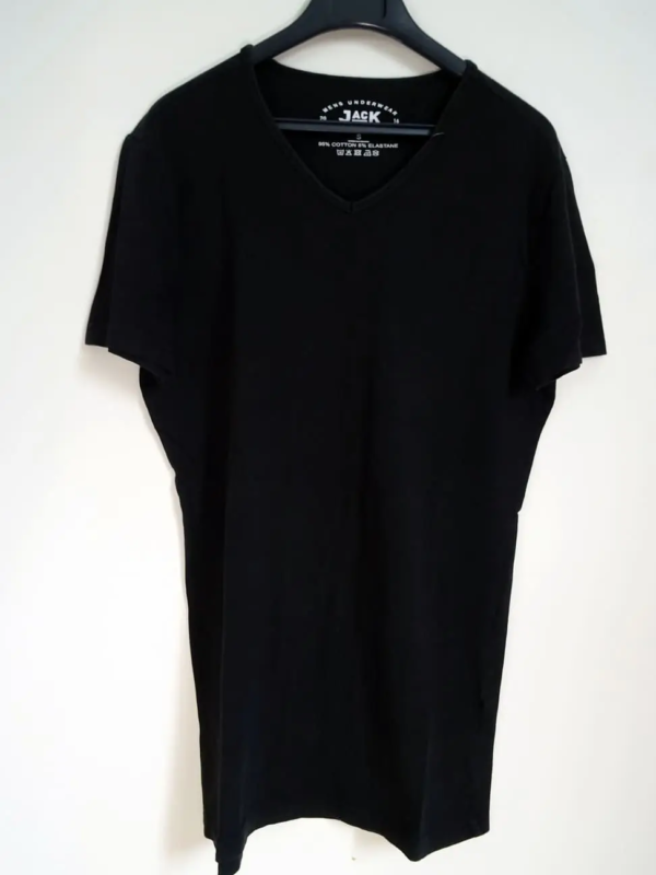 T-shirt Noir long homme Seconde main