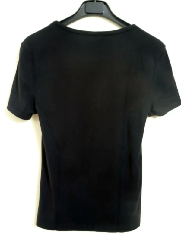 T-Shirt Noir Stradivarius Basique Seconde Main 2