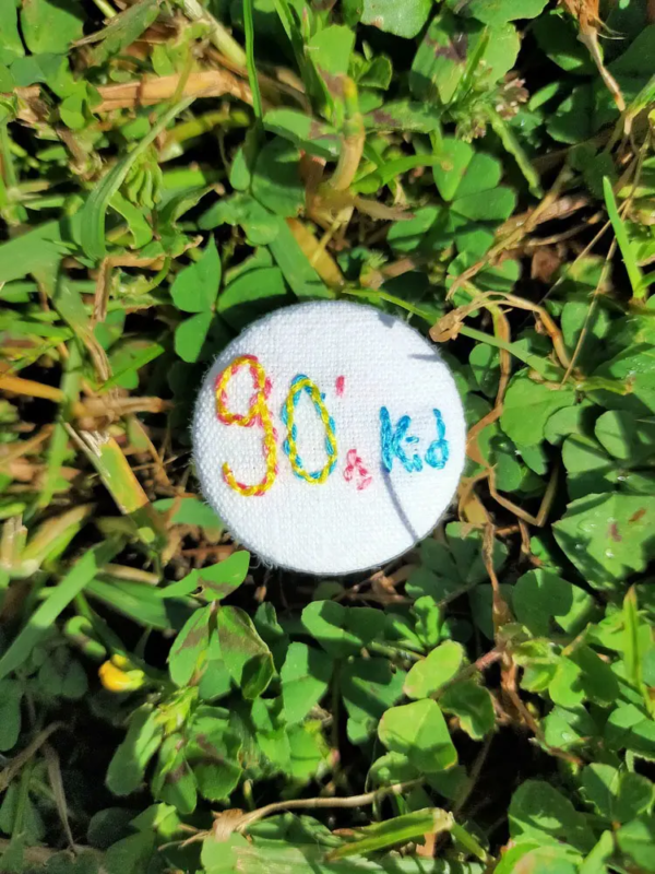 90s kid Badge brodé expression désuète 4
