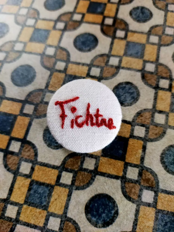 Fichtre Badge brodé expression désuète 2