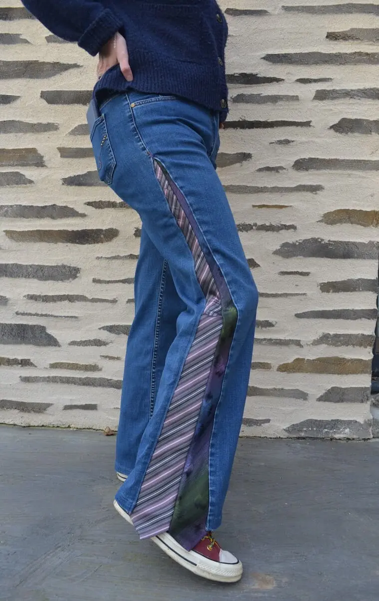 Jean Cravate Réemploi Textile Mode Ethique Seconde Main 3