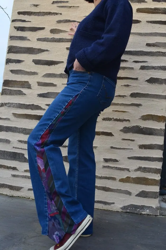 Jean Cravate Réemploi Textile Mode Ethique Seconde Main 4