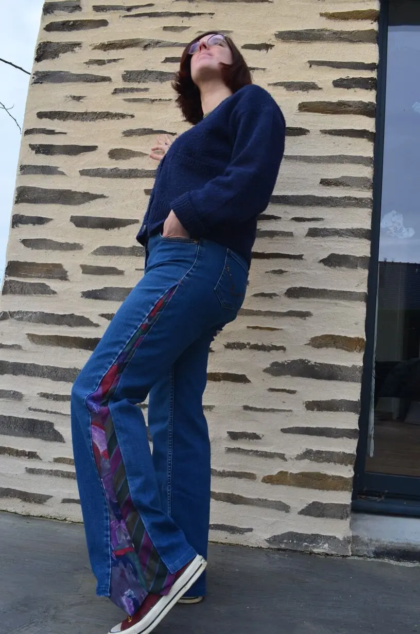 Jean Cravate Réemploi Textile Mode Ethique Seconde Main 5.