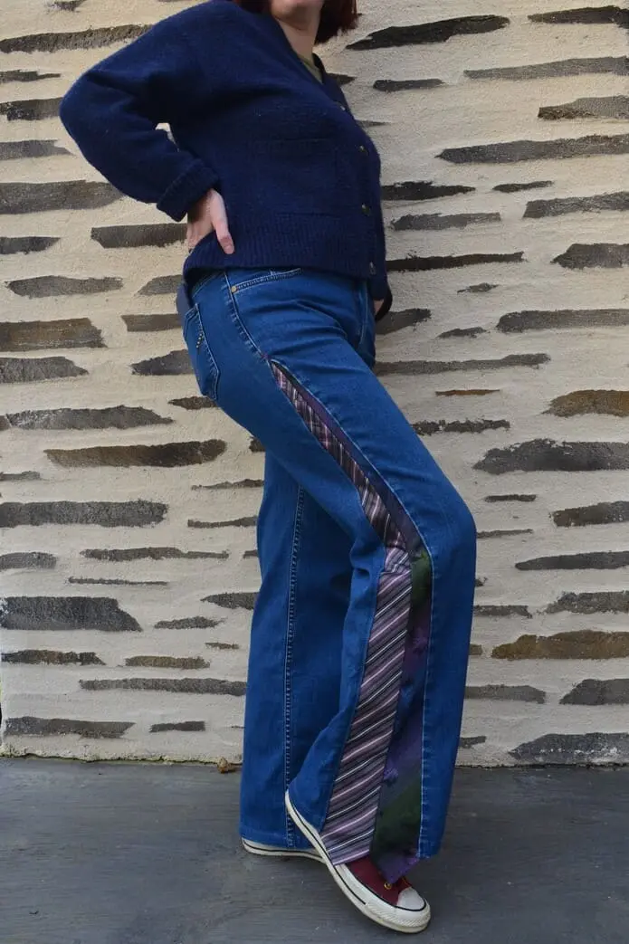 Jean Cravate Réemploi Textile Mode Ethique Seconde Main